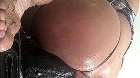 Sexy Stephanie James in crossdressing fun