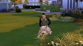 Military stud dominates park blowjob