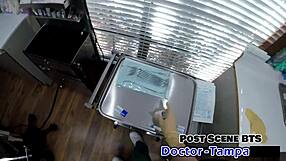 Dr Tampa and Aria Nicole try Foley catheter