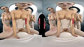 RealityLovers - FOURSOME FUCK in OUTER SPACE with hot blondes and brunettes