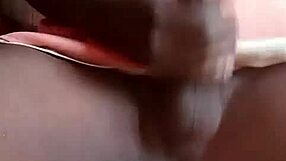 I can't believe how this local Kenyan shemale with a huge cock cums so hard in solo play.