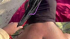 The shy teen neighbor returns for another encounter with the big cock.