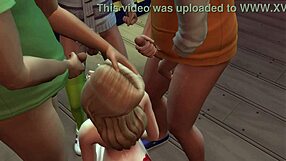 Hot Teen 18+ Sucks Cocks at Bar