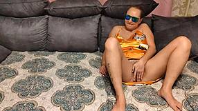 husband at work while hairy pussy gets licked