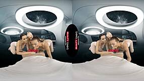 RealityLovers - FOURSOME FUCK in OUTER SPACE with hot blondes and brunettes