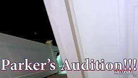 Watch the ginger tattooed hottie Parker Skyes in a casting interview, sucking cock and getting banged in a group scene