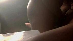 midnight fuck with chubby girl and big tits, music in the background