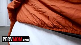 cheating big titty halloween milf bounces on cock all day in bed