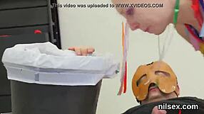 wicked cutie endures painful anus therapy in asylum