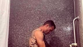 young slut barbie submits to a huge cock in the shower, getting her ass pounded