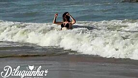 i saw hot sabrina prezotte on the beach, took her home, and passionately fucked her ass in the shower