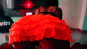 My Colombian Neighbor Came To Watch A Movie At Home