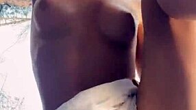 Blonde Hottie Sucks and Fucks Hard in Wild Forest Action!