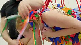 wicked cutie endures painful anus therapy in asylum