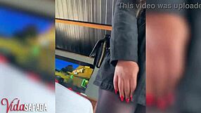 Honeymoon Cabin: Brunette Gets Sensual Creampie and Assfucking in Isolated Cabin.