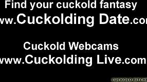 you're going to watch as he cums inside me, old cuckold femdom fetish from your pov