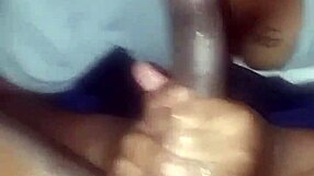 Milf sucking it up sloppy blowjob on big cock.