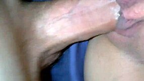 Shaved wet pussy licked by friend in homemade video