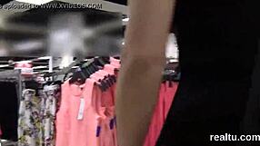 Czech teen seduced in shopping centre, clothes ripped for hardcore POV