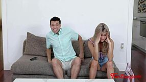 i won the bet with teen sis sofia su and took her