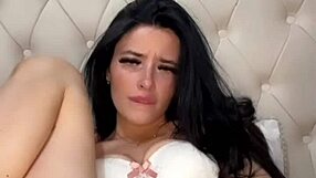 Horny American Exchange Student Girlfriend Masturbates Solo in POV on Webcam