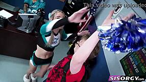 these sexy teen stepsisters get fucked like animals in the classroom while cheating on exams.