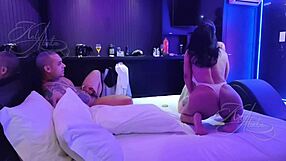 we felt so excited swapping couples in the hotel with bisexual licks all night