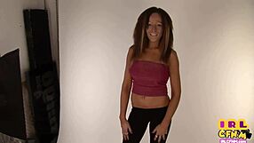 busty amateur babe gets fucked by photographer after photoshoot in heels