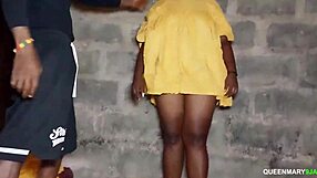 i fucked my hot landlady's wet pussy near the gardin, her big tits bouncin