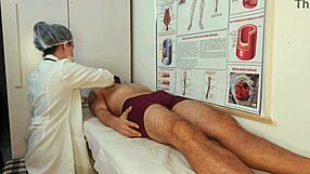 Patient gets hard from nurse's kinky touch?