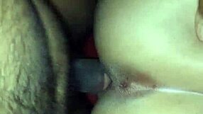 I couldn’t resist bending over in lingerie for a hard interracial pounding