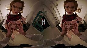 dark room vr में, मैं उसकी panties फाड़ रहा हूँ hardcore fun के लिए