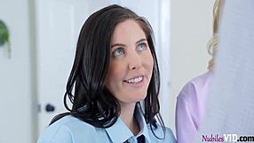 Dylan Moore and Theodora Day in family pies S33-E2 creampie