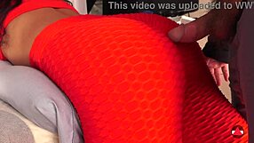 Filipina yoga dare rips leggings for dripping pussy massage