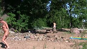 Purefilmstv - Four Girls Camping, Licking Wet Pussy and Playing with Toys