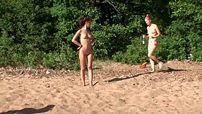 Purefilmstv - Four Girls Camping, Licking Wet Pussy and Playing with Toys