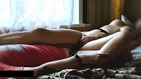 stepmom riding hard on neighbor guy's small cock for fun