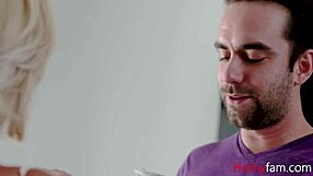 Gold digger stepmom whore gets fucked by young teen in homemade video