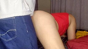 close up of tight teen pussy getting fucked