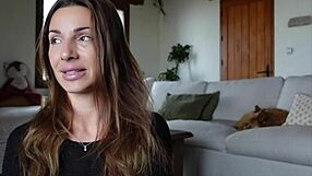 Roxy Fox instructs, 'Follow my cum eating tutorial and swallow every drop'