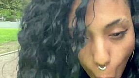 Latina Teen Sucks Black Cock In Buenos Aires Park