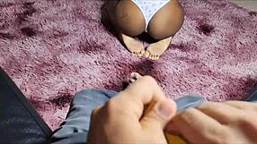 Horny latina alone, tight ass mischief!