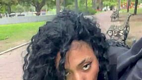 Latina Teen Sucks Black Cock In Buenos Aires Park