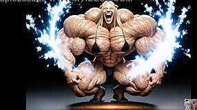 abigail’s muscle growth explodes in wild fmg ai animation