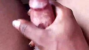 STROKING MY BIG BLACK COCK FOR YOU WITH MONSTER HANDJOB MASTURBATION!