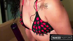 Big booty Latina baddie rides a tall dark stud in Florida. Outdoor action ends with a messy cumshot on her curves.