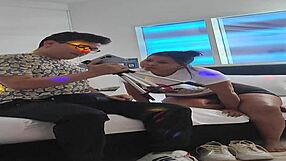 Mature whore cheats on husband licking ass of little step-nephew