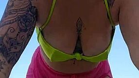 Damn, the guys can't stop staring at me on the beach!