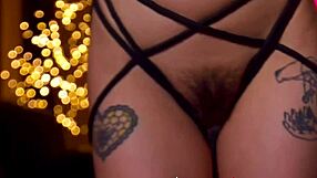 yo, check this bondaged teen 18+ lesbian diving into kinky bdsm play with hairy twists.