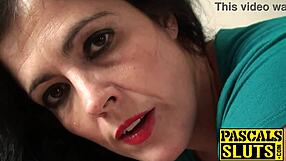 Cute UK milf begs for rough assfucking in bondage?